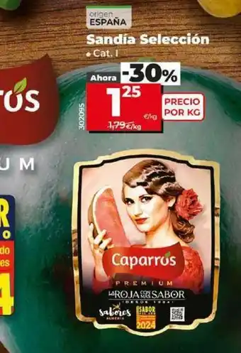 Alimerka Caparros - sandía seleccion oferta