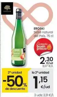 Eroski Eroski - sidra natural del país oferta