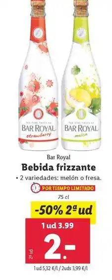Lidl Bar royal - bebida frizzante oferta