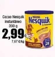 FROIZ Nestlé - cacao nesquik instantaneo oferta