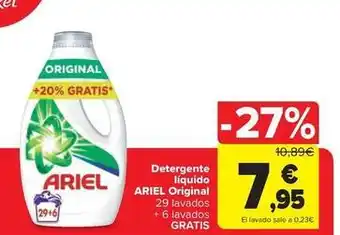 Carrefour Market Ariel - detergente liquido original oferta