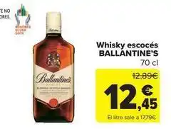 Carrefour Market Ballantine's - whisky escoces oferta