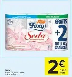 Caprabo Foxy - paper higiènic seda oferta