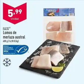ALDI Flete - lomos de merluza austral oferta