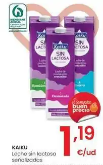 Eroski Kaiku - leche sin lactosa oferta