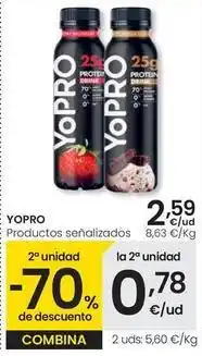 Eroski Yopro - productos oferta
