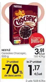 Eroski Nestlé - cereales chocapic oferta