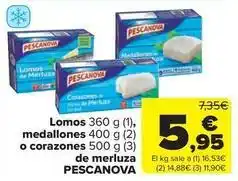 Carrefour Market Pescanova - lomos oferta