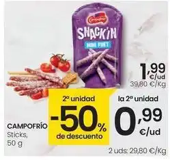 Eroski Campofrío - sticks oferta