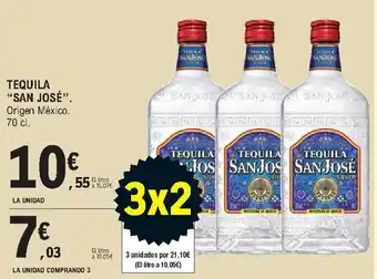 E.Leclerc Tequila "San José" 70 cl. La Unidad Comprando 3 oferta