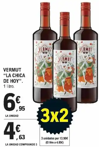 E.Leclerc Vermut "La Chica de Hoy" 1 litro La Unidad Comprando 3 oferta