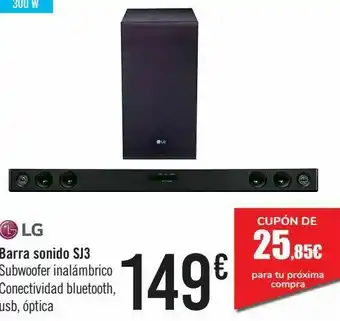 Carrefour Barra sonido sj3 oferta