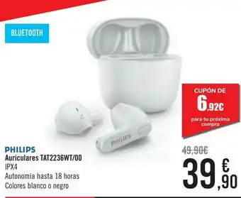Carrefour Auriculares tat2236wt/00 oferta