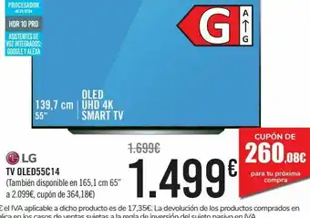 Carrefour Tv oled55c14 oferta