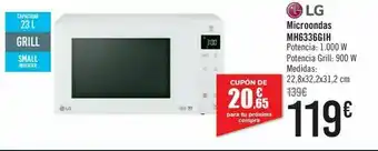 Carrefour Microondas mh6336gih oferta