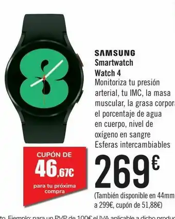 Carrefour Smartwatch watch 4 oferta