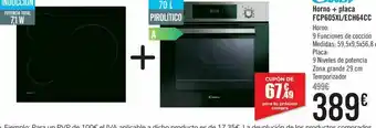 Carrefour Horno + placa fcp605xl/ech64cc oferta