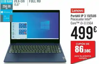 Carrefour Portátil ip 3 15itl05 oferta