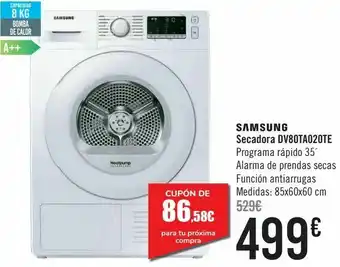 Carrefour Secadora dv80ta020te oferta