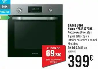 Carrefour Horno nv68r3370rs oferta