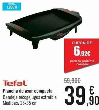 Carrefour Plancha de asar compacta oferta