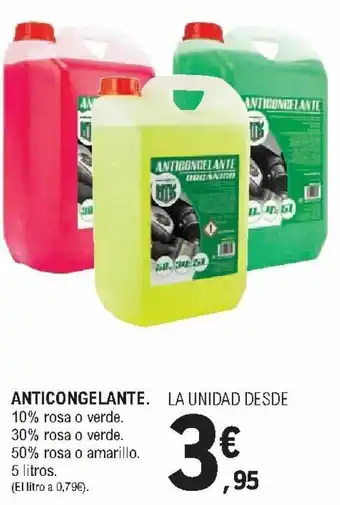 E.Leclerc Anticongelante 5 litros La Unidad desde oferta