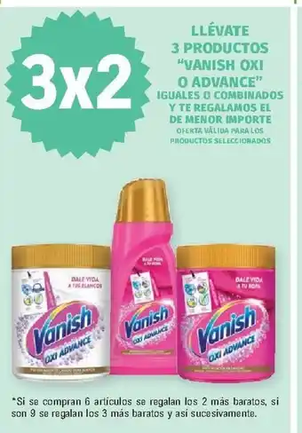E.Leclerc Vanish Oxi O Advance Llévate 2 Productos oferta