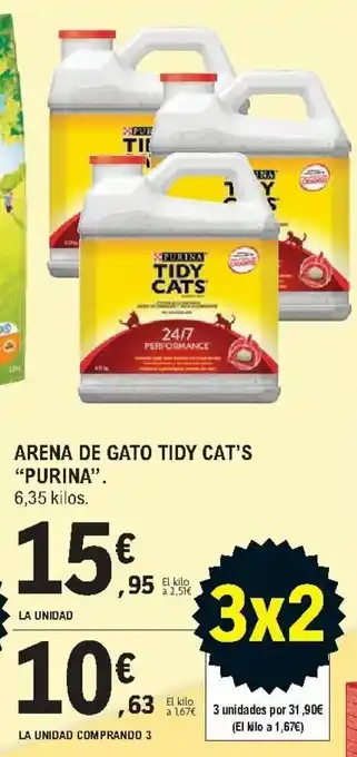 E.Leclerc Purina Arena De Gato Tidy Cats oferta