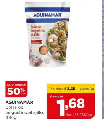 Alimerka AGUINAMAR Colas de langostino al ajillo, oferta