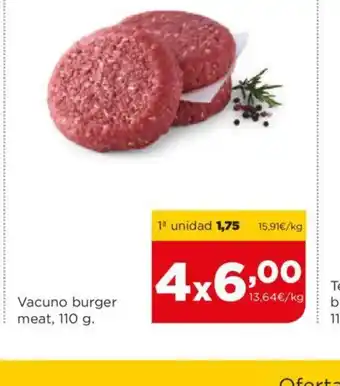 Alimerka Vacuno burger meat, 110 g. oferta