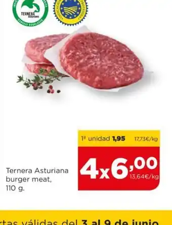 Alimerka Ternera Asturiana burger meat, oferta