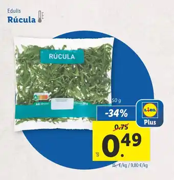 Lidl Rúcula oferta