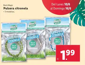 Lidl Pulsera citronela oferta