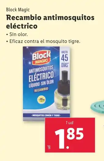 Lidl Recambio antimosquitos eléctrico oferta