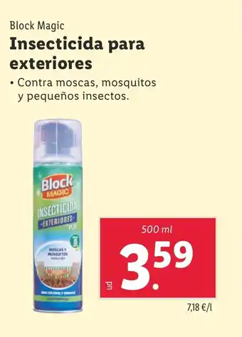 Lidl Insecticida para exteriores oferta