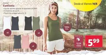 Lidl esmaraⓇ Camiseta oferta