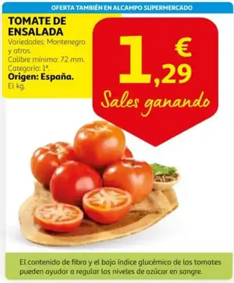 Alcampo TOMATE DE ENSALADA oferta