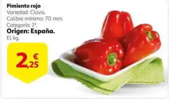 Alcampo Pimiento rojo oferta