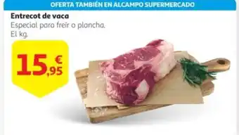 Alcampo Entrecot de vaca oferta