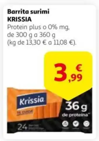 Alcampo Barrita surimi KRISSIA oferta