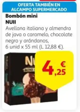 Alcampo Bombón mini NUII oferta