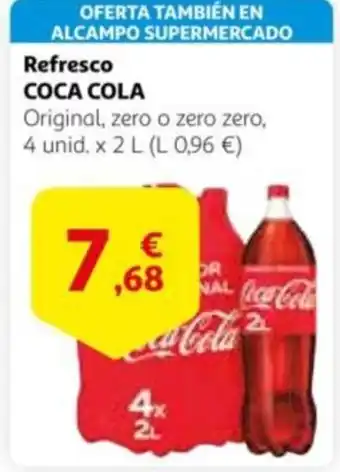 Alcampo Refresco COCA COLA oferta