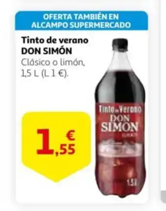 Alcampo Tinto de verano DON SIMÓN oferta