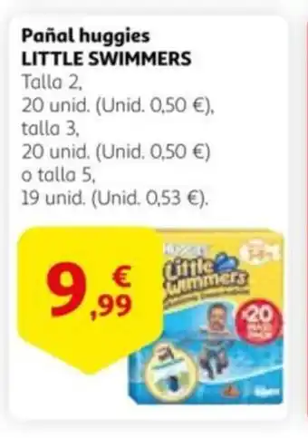 Alcampo Pañal huggies LITTLE SWIMMERS oferta