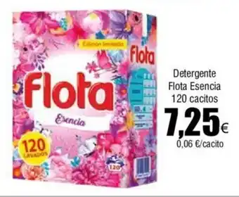 FROIZ Detergente Flota Esencia 120 cacitos oferta