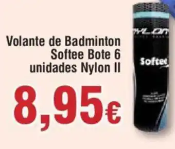 FROIZ Volante de Badminton Softee Bote 6 unidades Nylon II oferta