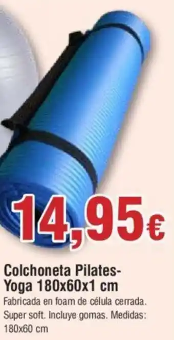 FROIZ Colchoneta Pilates- Yoga 180x60x1 cm oferta