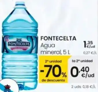 Eroski FONTECELTA Agua mineral, 5 L oferta