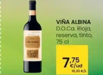 Eroski VIÑA ALBINA D.O.Ca. Rioja, reserva, tinto, oferta