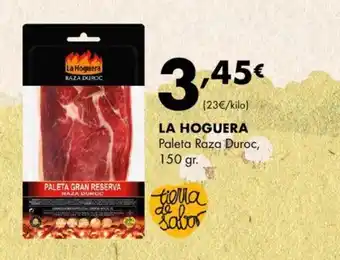 Supermercados Lupa LA HOGUERA Paleta Raza Duroc, oferta